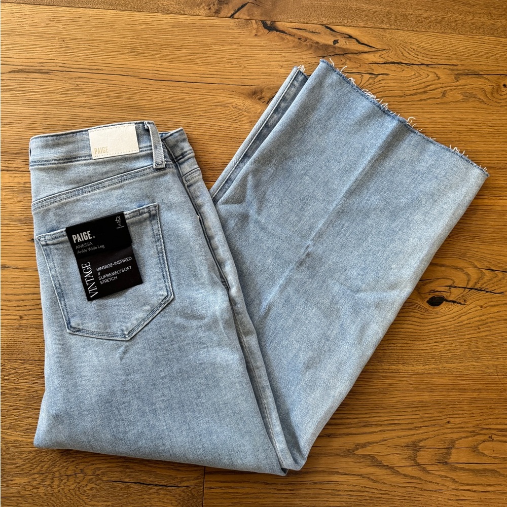 PAIGE Anessa Wide leg Women's Jeans-Vintage